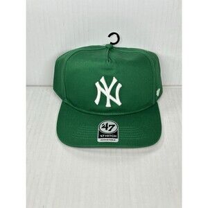 New York Yankees '47 Brand Hitch Adjustable SnapBack Green Cap Hat MLB NEW